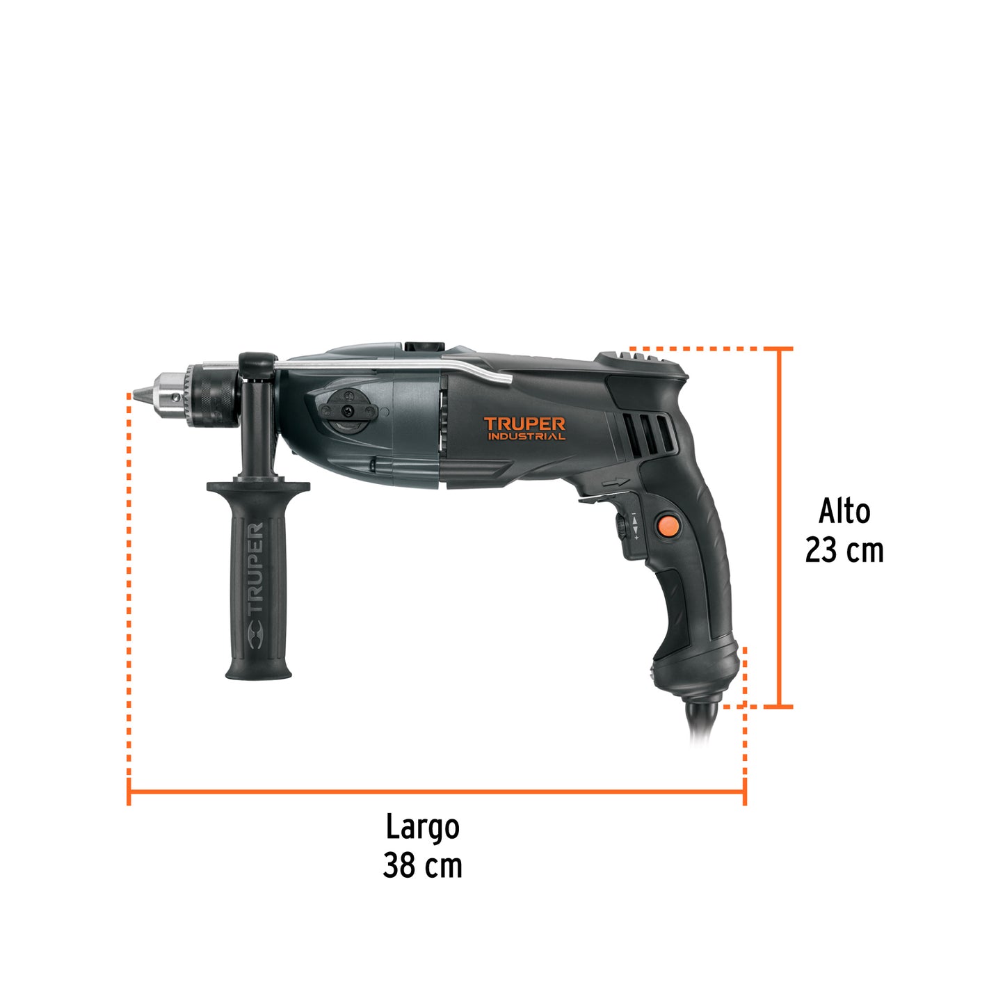 Rotomartillo 1/2' 1200 W, Industrial, TRUPER