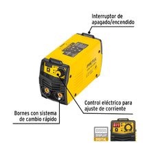 Mini Soldadora Inversora Bi-Voltaje 120 A, 127/220V, PRETUL