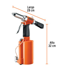 REMACHADORA NEUMÁTICA 1/4', TRUPER